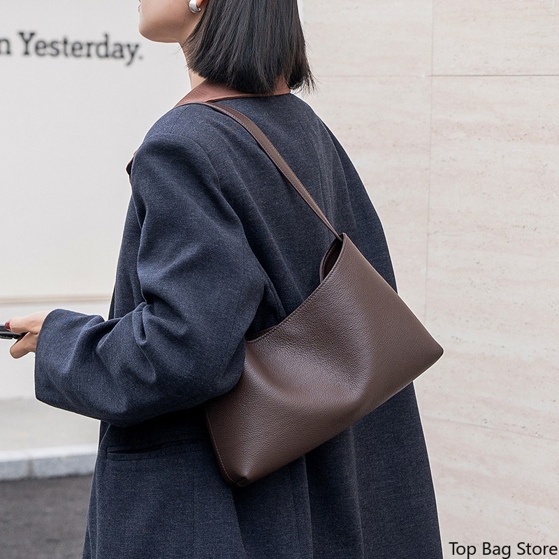 Luxury Bags Coach - Minimalist Work Shoulder Bag for Women