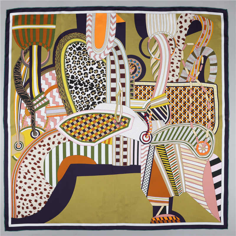 Luxury Bags And Accessories - Double Sided 18mm Silk Scarf 90CM