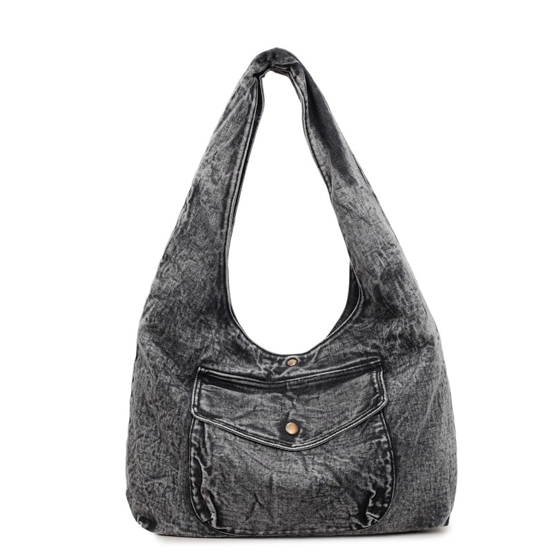 Luxury Bags Denim - 2026 Denim Underarm Shoulder Bag Light