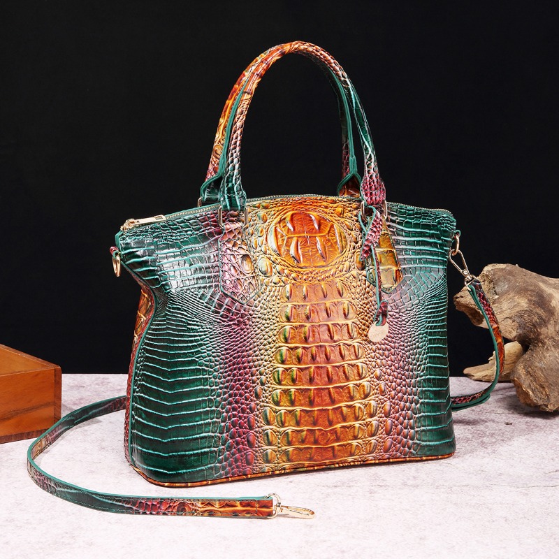 Luxury Bags Trend 2025 - 2025 Women's Crocodile Embossed Handbag Luxury