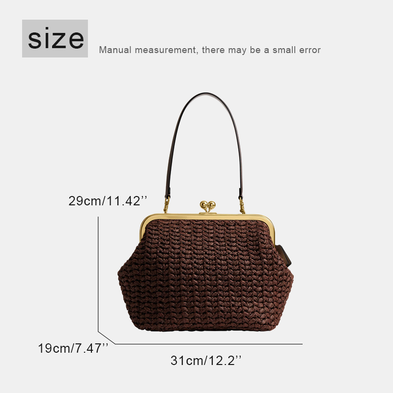 Hand-Woven Kisslock Frame Shou - Luxury Bags Vintage review and price