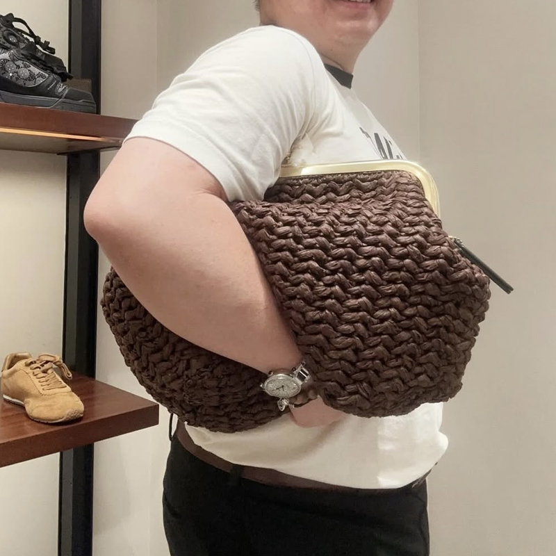 Hand-Woven Kisslock Frame Shou - Luxury Bags Vintage review and price