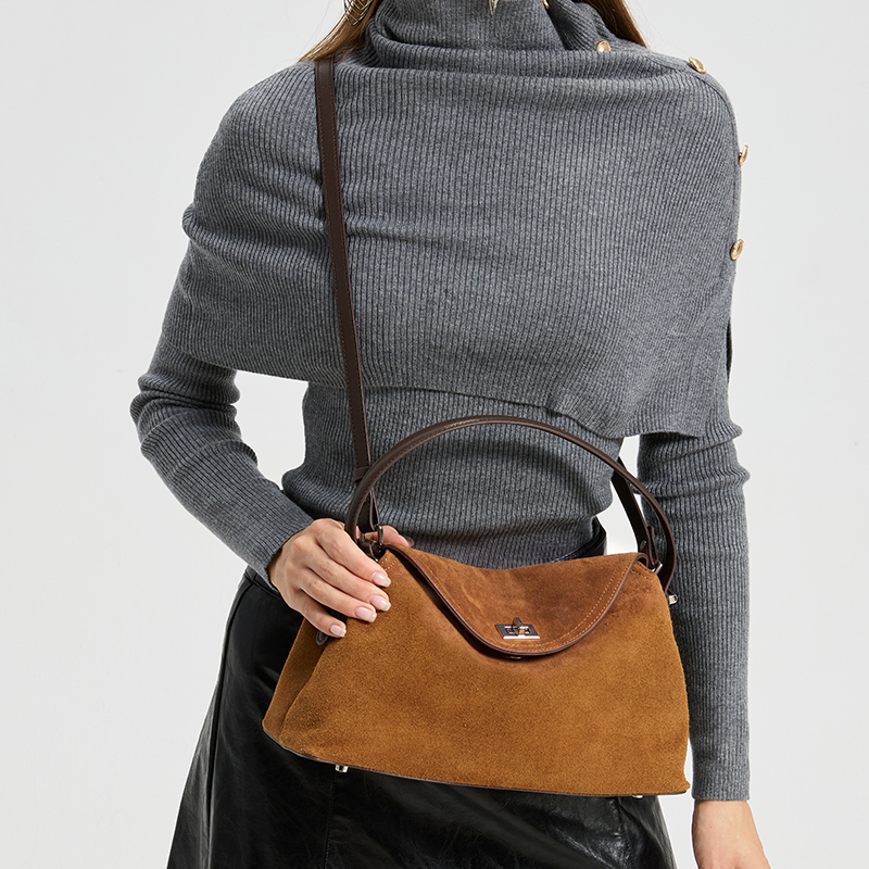 Women's Natural Suede Leather  - Luxury Bags Coach review and price