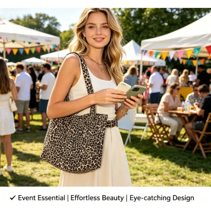 2026 Leopard Print Canvas Tote - Quiet Luxury Bags Tote review and price
