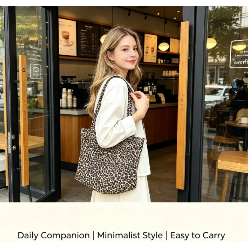 2026 Leopard Print Canvas Tote - Quiet Luxury Bags Tote review and price