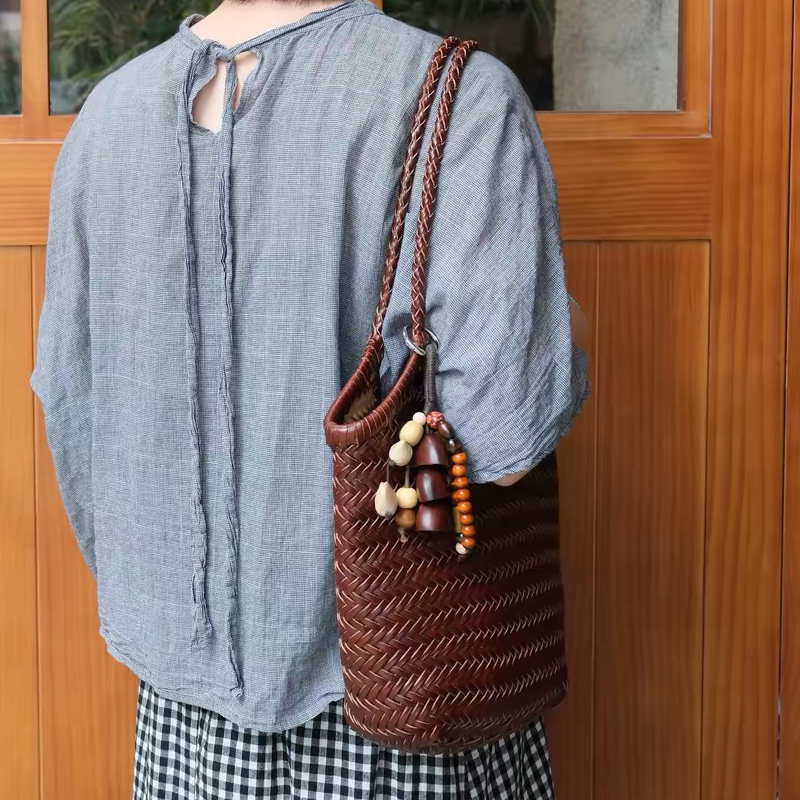 Handwoven LeatherTote Bags For - Luxury Bags Vintage review and price