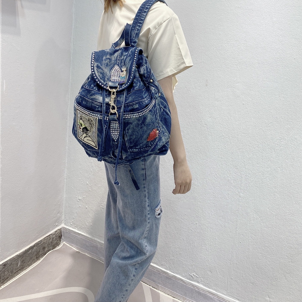 iPinee Luxury Denim Women Back - Luxury Bags Denim review and price