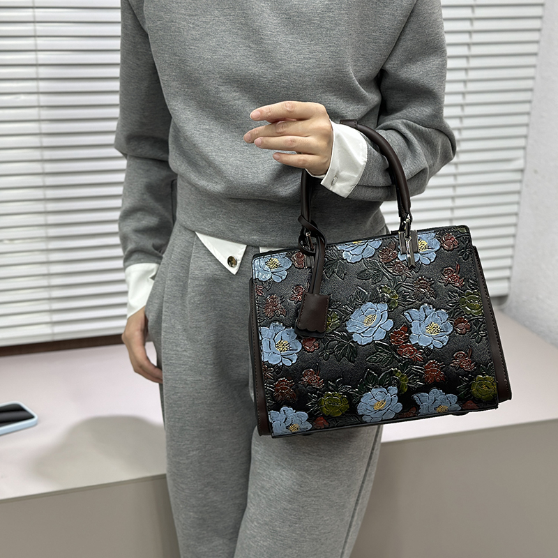 Vintage 3D Embossed Floral Tot - Quiet Luxury Bags Tote review and price