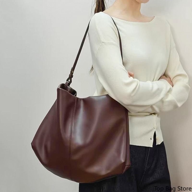 Genuine Leather Shoulder Bag f - Quiet Luxury Bags Tote review and price