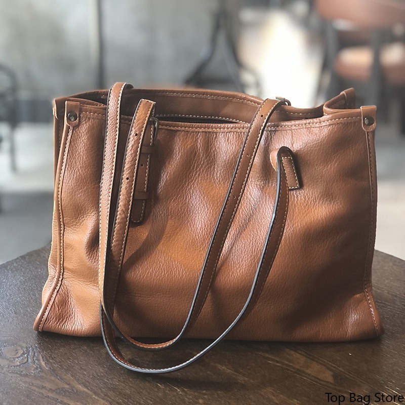Genuine Leather Tote Bag for W - Quiet Luxury Bags Tote review and price