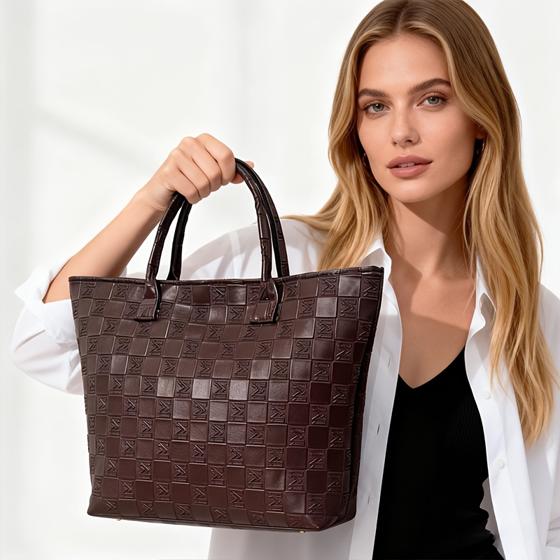 Light Luxury Deep Brown Quilte - Luxury Bags Vintage review and price