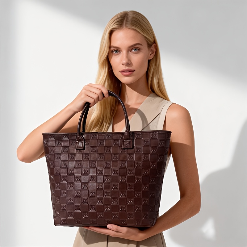 Light Luxury Deep Brown Quilte - Luxury Bags Vintage review and price