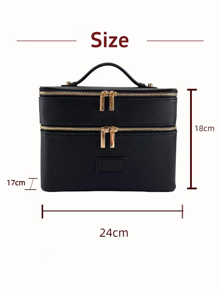 Large Capacity Double-layer Lu - Luxury Bags Leather review and price
