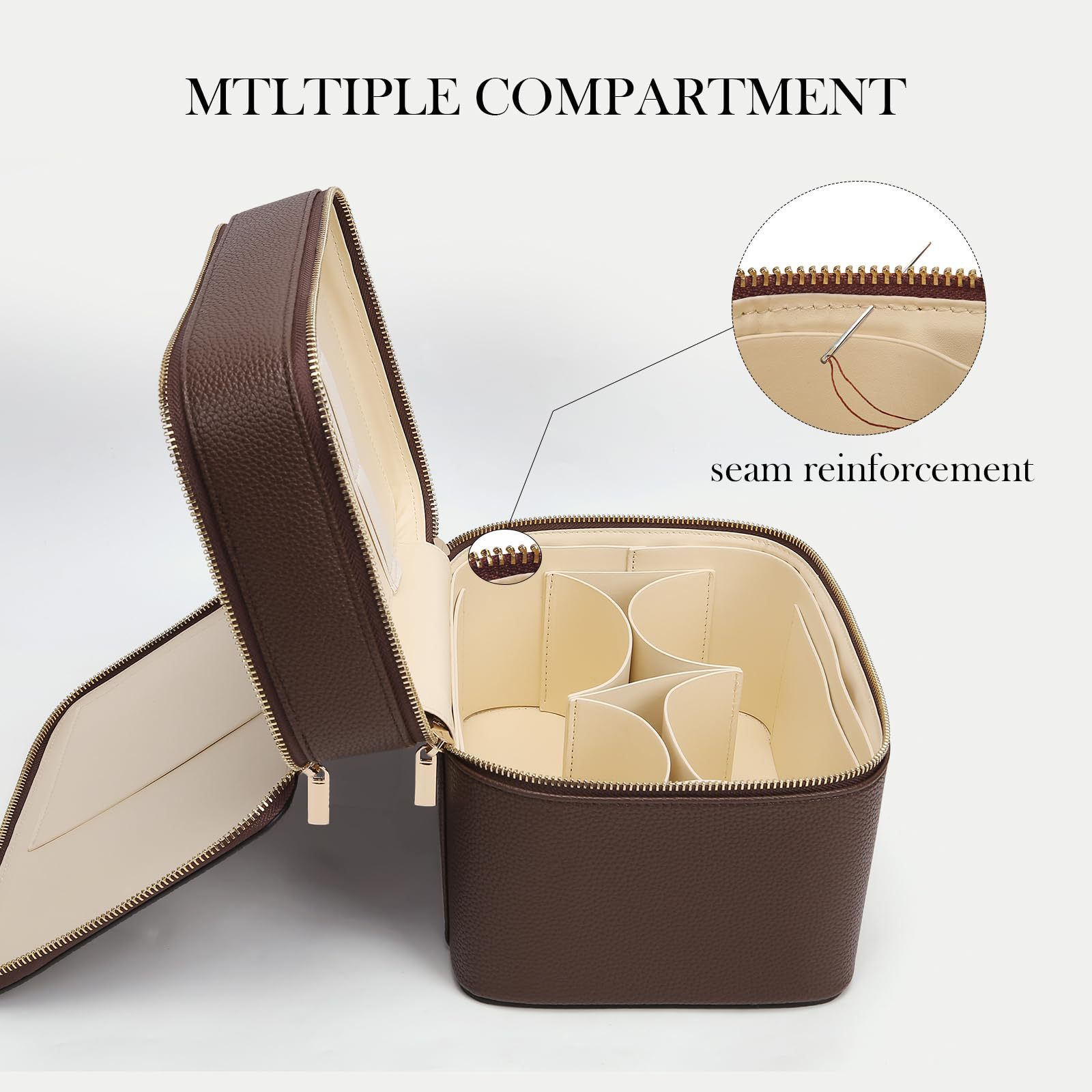 Large Capacity Double-layer Lu - Luxury Bags Leather review and price