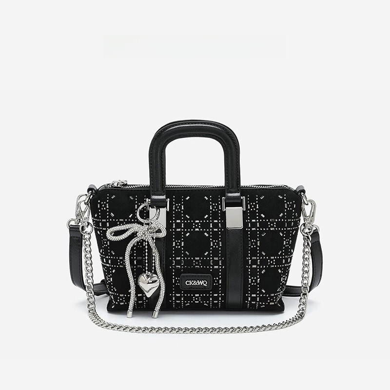Exncab Diamond Embellished Den - Luxury Bags Denim review and price