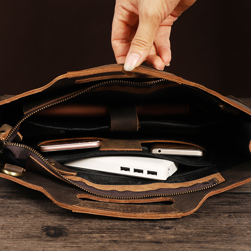 Newsbirds Thick Leather Black  - Briefcase Leather Slim review and price