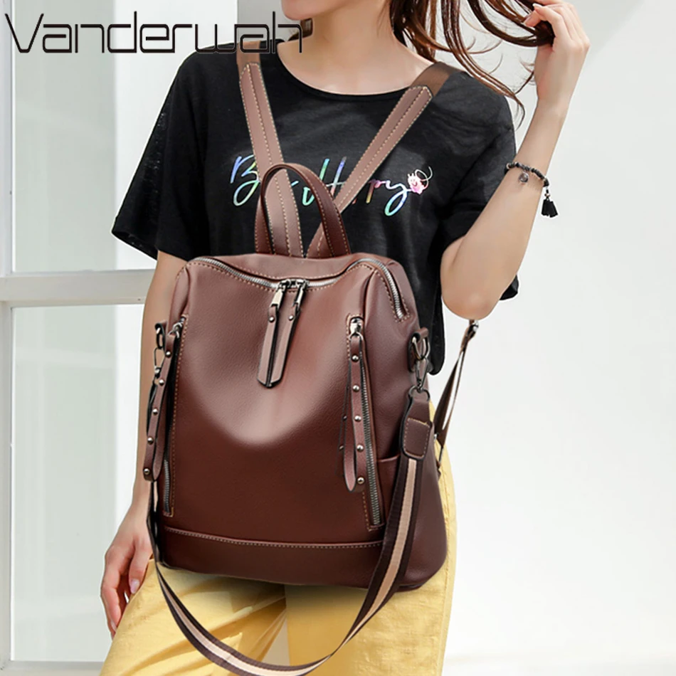 Brand Luxury Backpacks Soft Le - Luxury Bags For Young Women review and price