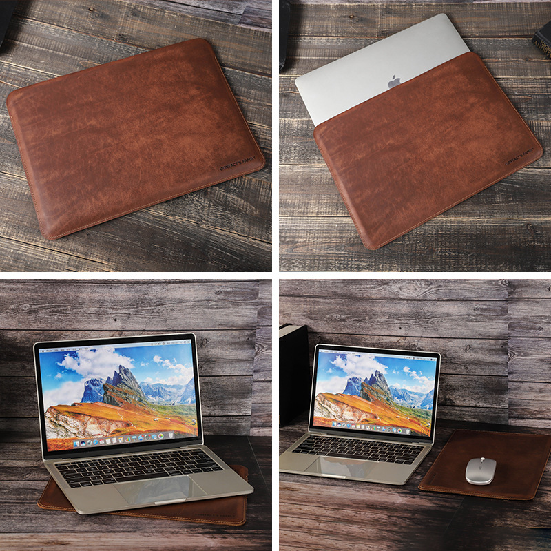 2026 Crazy Horse Leather Lapto - Briefcase Leather Slim review and price