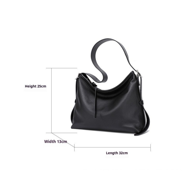 Genuine Leather Shoulder Tote  - Quiet Luxury Bags Tote review and price