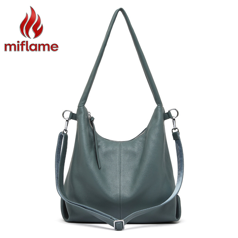 Genuine Leather Shoulder Tote  - Quiet Luxury Bags Tote review and price