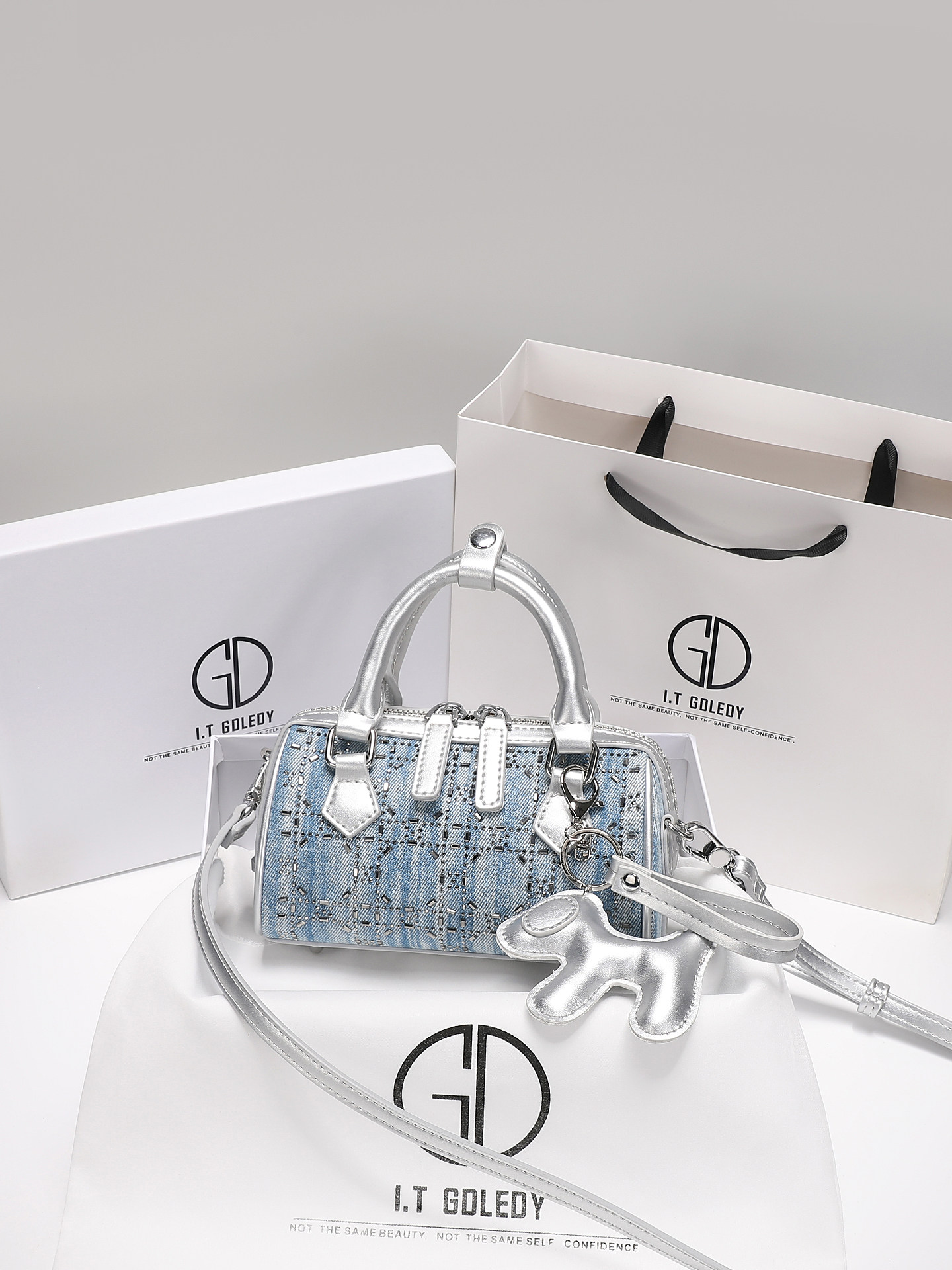 Luxury and Vintage Handheld Bo - Luxury Bags Denim review and price