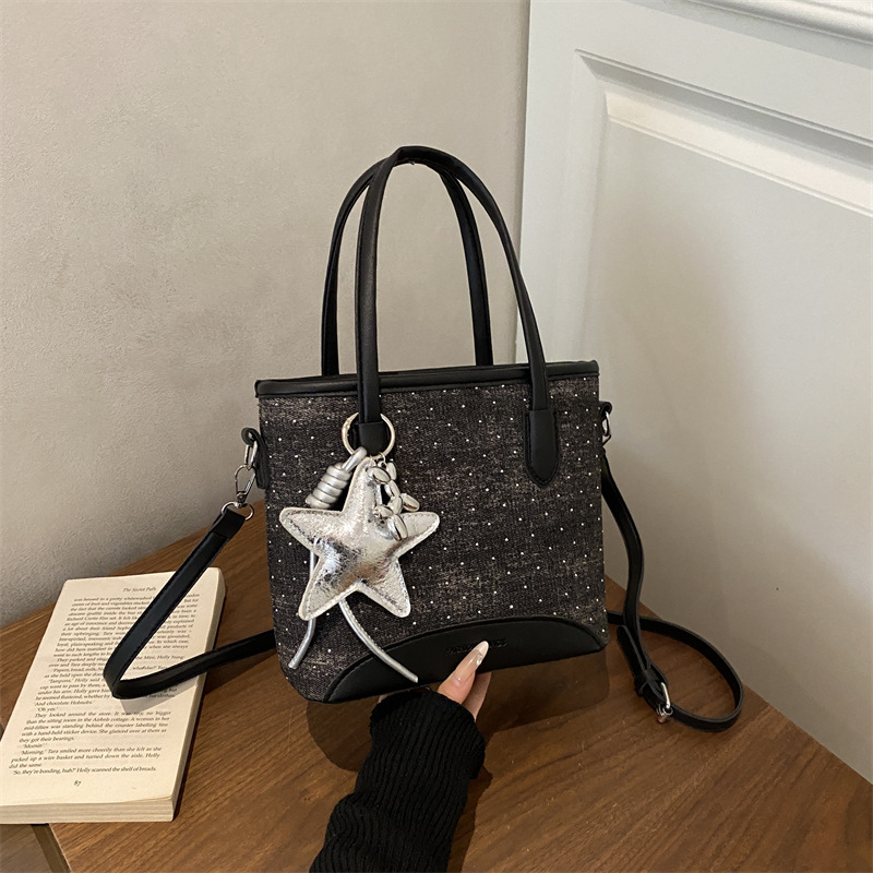 Denim Underarm Shopper Totes L - Luxury Bags Denim review and price