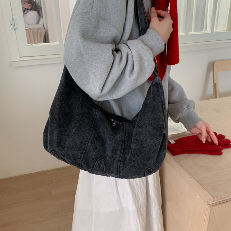 Casual Denim Large Capacity Cr - Luxury Bags Denim review and price