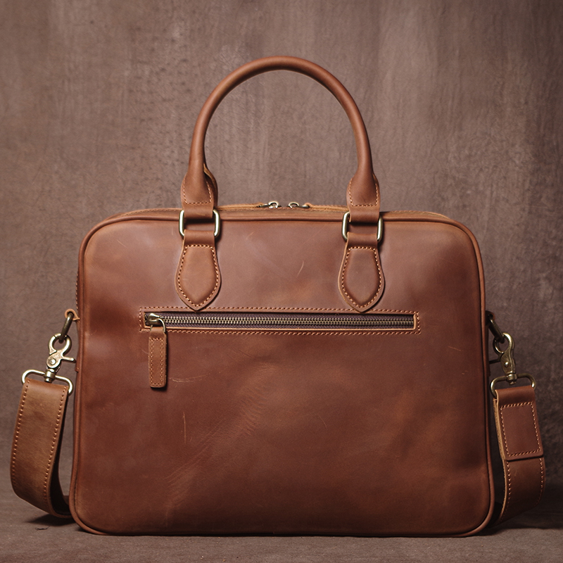 GURO Men Crazy Horse Cowhide B - Luxury Bags Vintage review and price