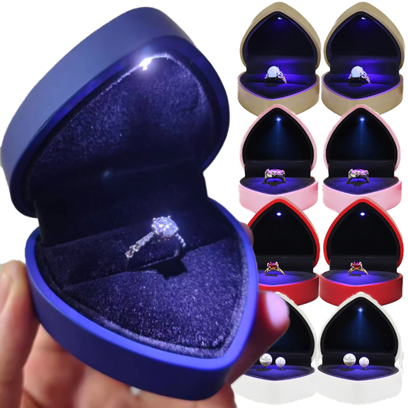 Creative LED Jewelry Ring Box  - Luxury Bags List review and price