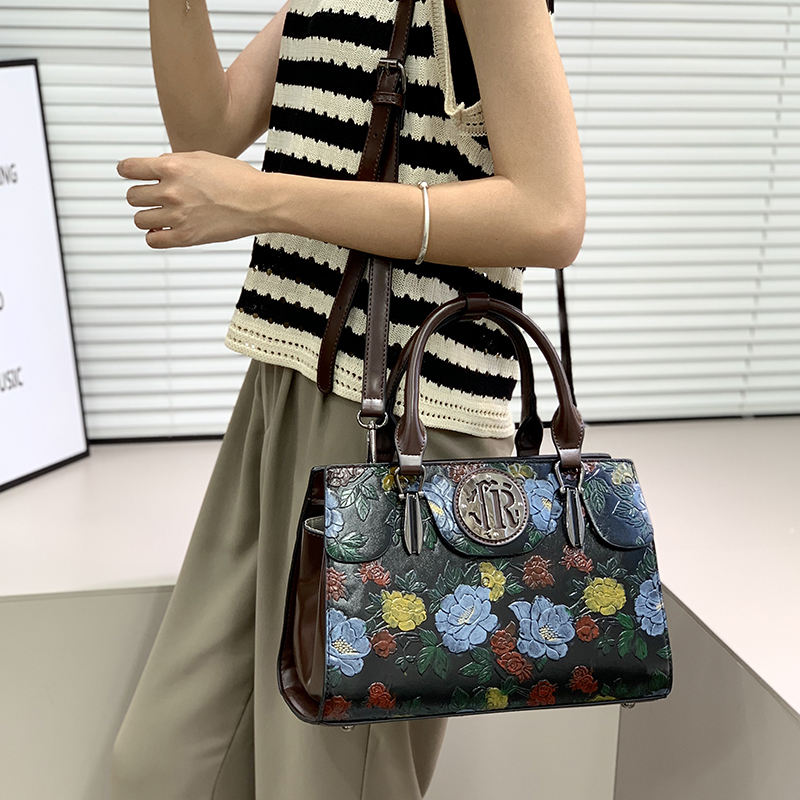 Vintage Floral Embossed Tote B - Luxury Bags Vegan Leather review and price