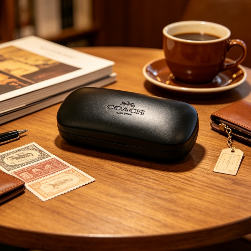 COACH Black Hard Glasses Case  - Luxury Bags Coach review and price