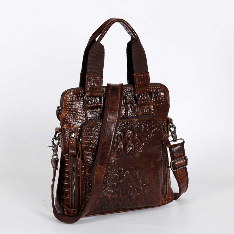 YETTIES Men's Slim Vertical La - Briefcase Leather Slim review and price