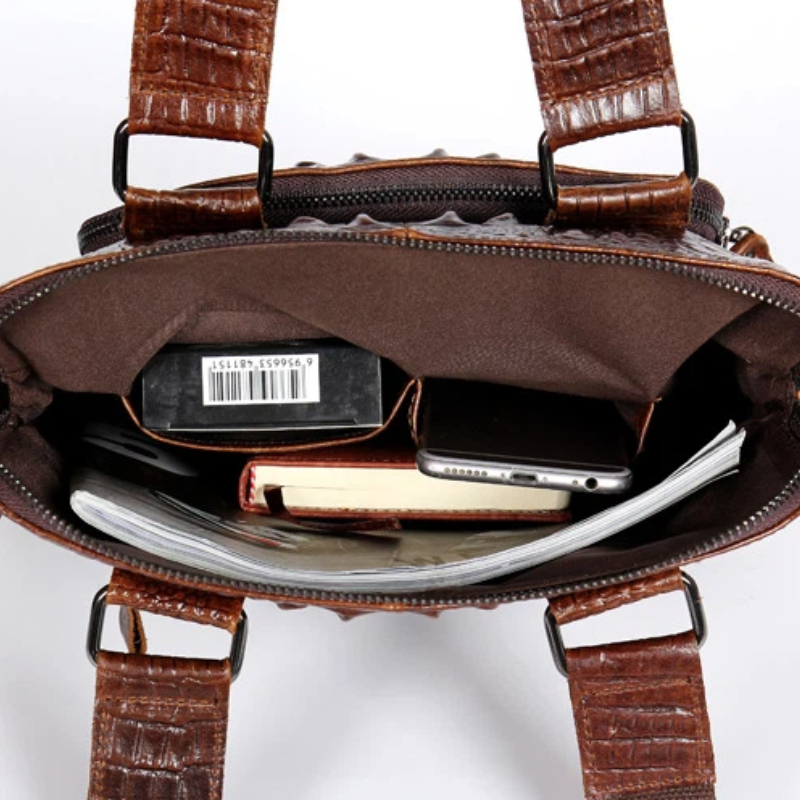 YETTIES Men's Slim Vertical La - Briefcase Leather Slim review and price