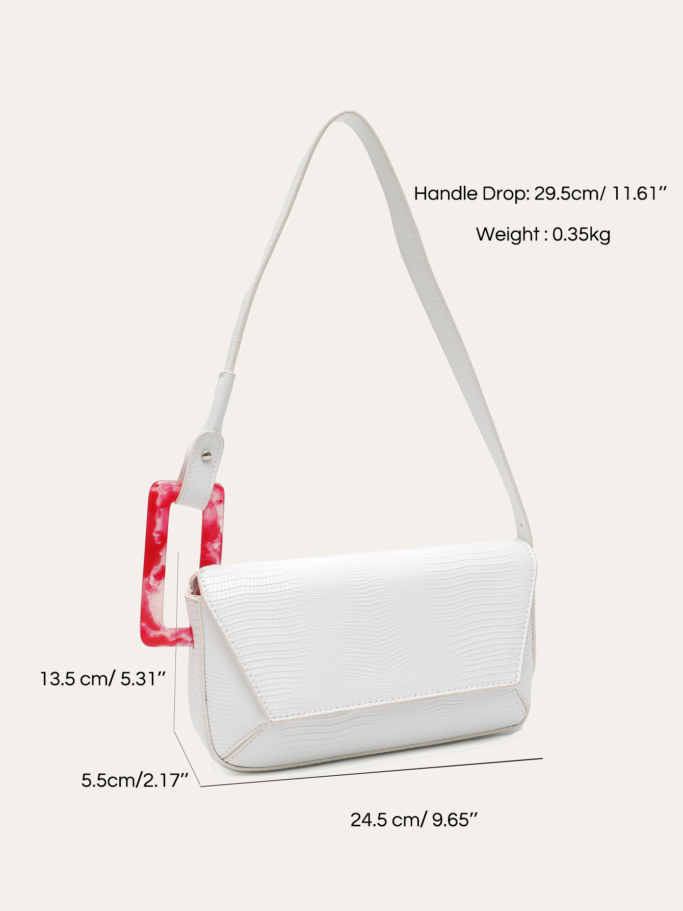 CR Big Square Buckle Pleated T - Luxury Bags Vegan Leather review and price
